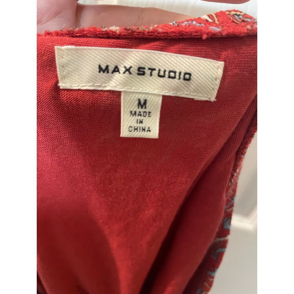 Max Studio Women's Short Printed Pleated Skirt size Medium - Picture 6 of 12